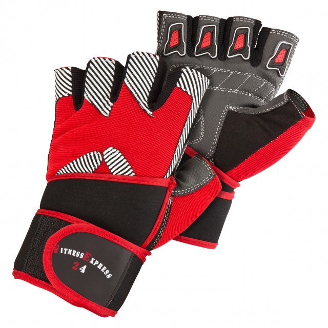 Training Gloves With Bandage SXXL Fitness Gloves Black